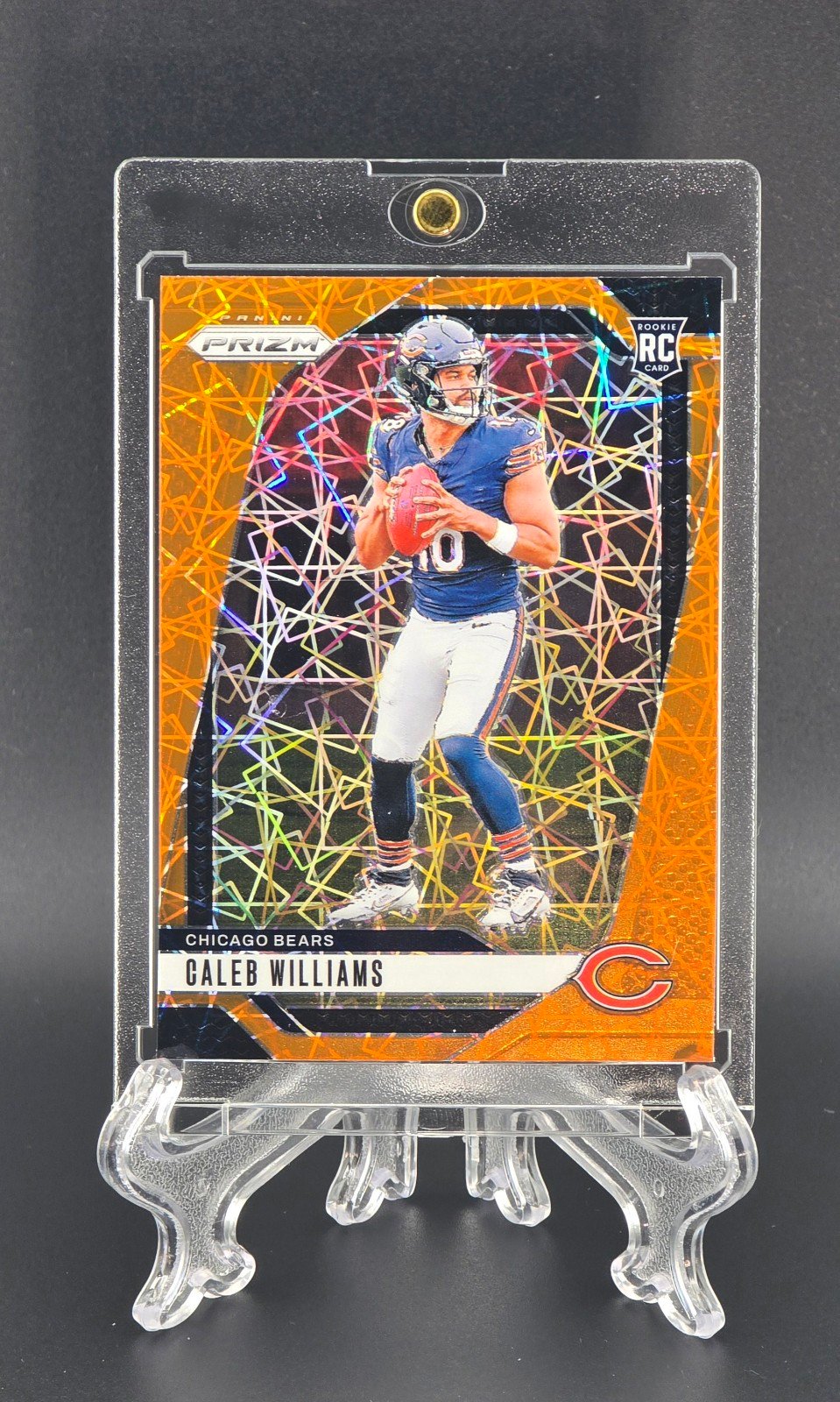 Caleb Williams - Panini Orange Lazer Prizm RC