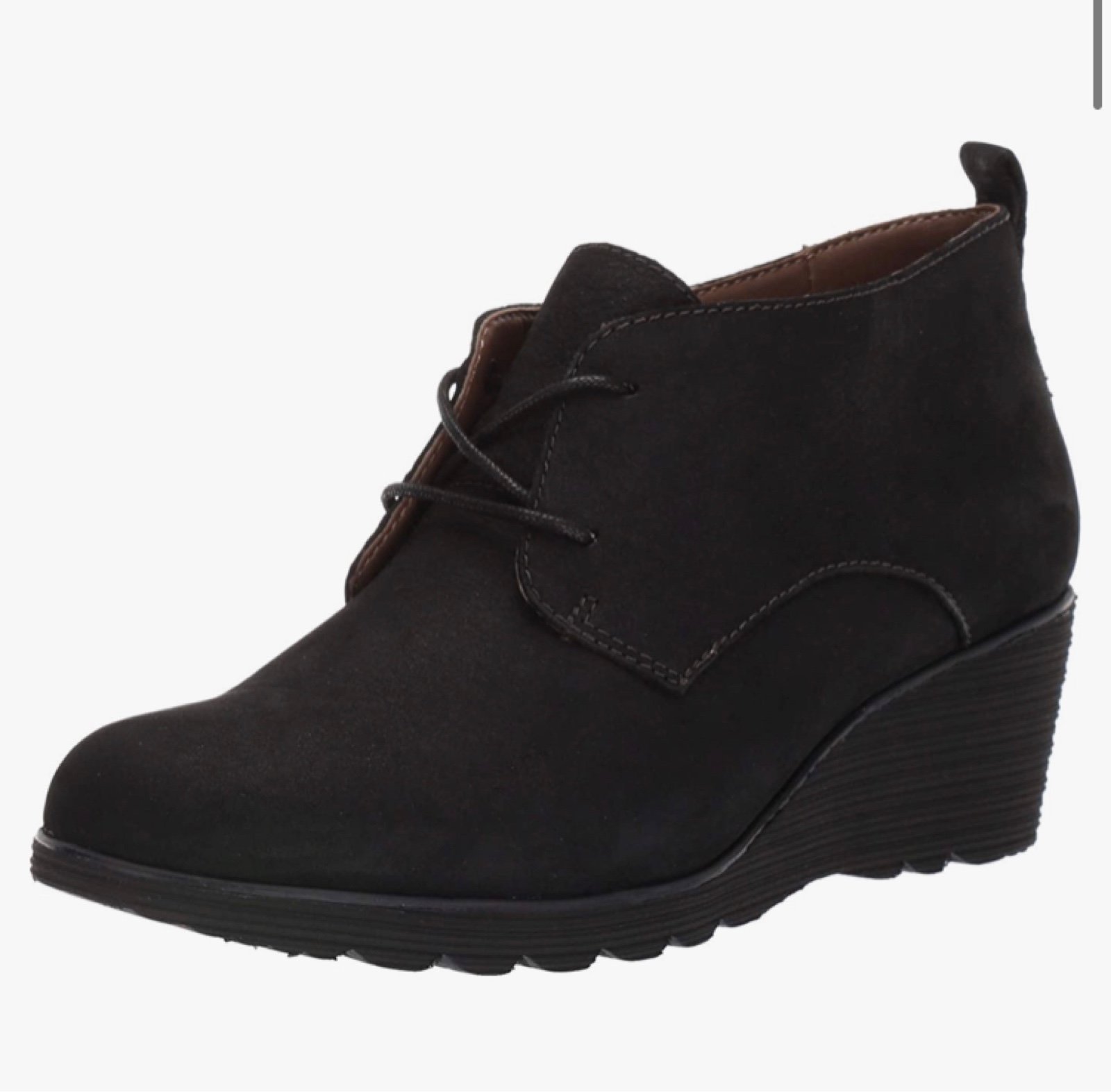 Dansko Cadee Nubuck Black Wedge NIB 9.5/10