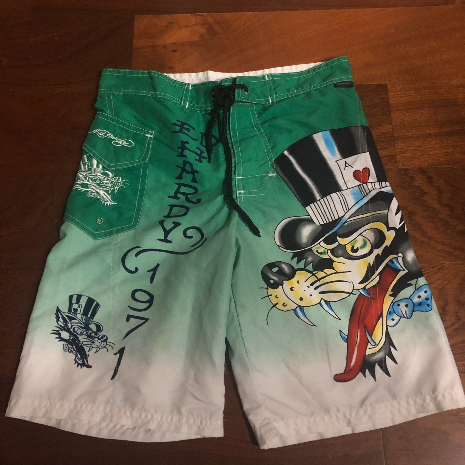 Ex hardy board swim Shorts S