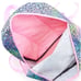 Colorful Cheetah Print Backpack Set