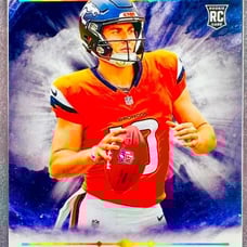 BO NIX RARE ROOKIE GOLD HOLO FOIL INVESTMENT SSP PANINI BRONCOS ROY MINT