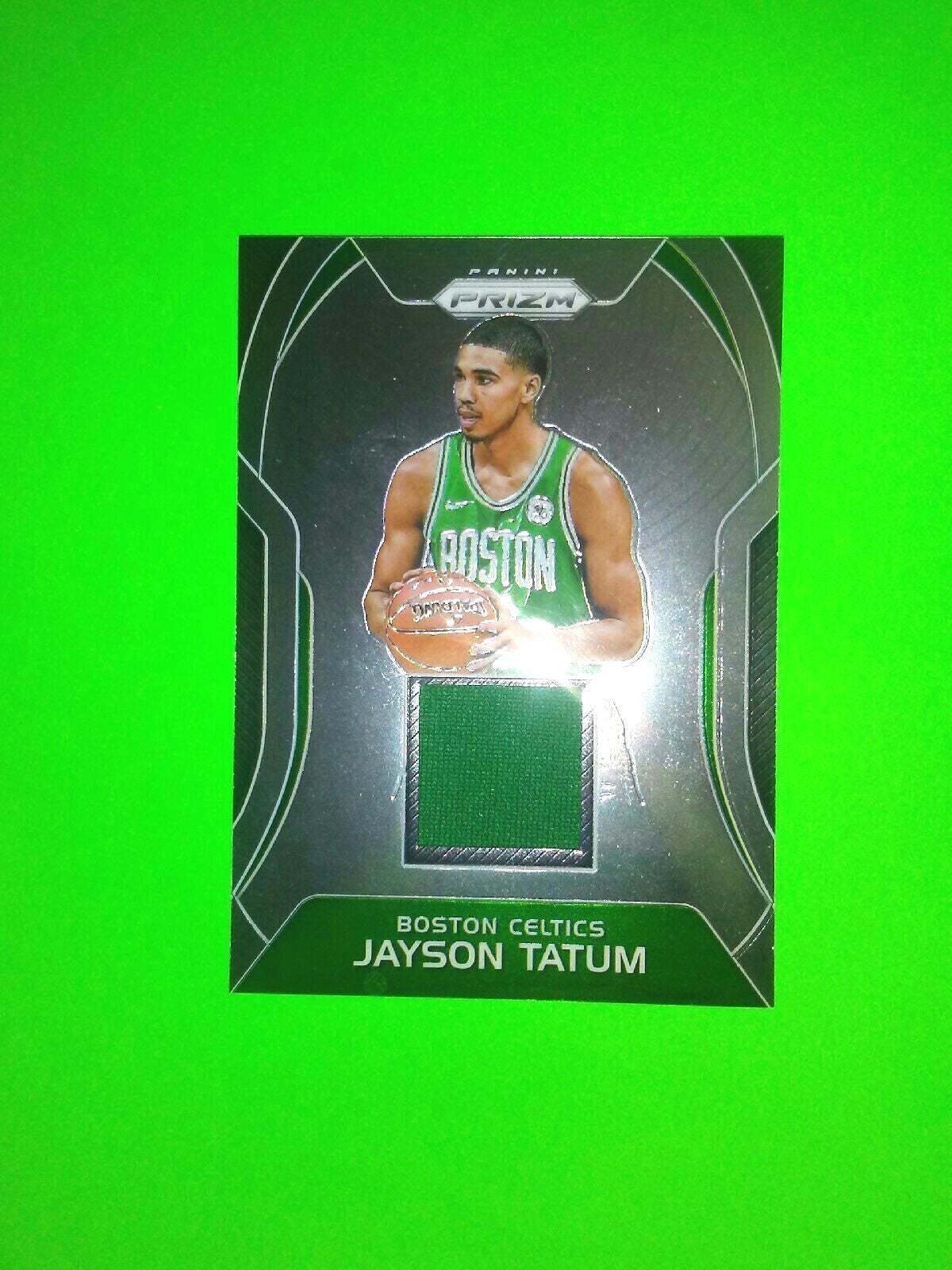 RC JAYSON TATUM ROOKIE CARD JERSEY PATCH SWATCH PRIZM 2017-18 BOSTON CELTICS MVP