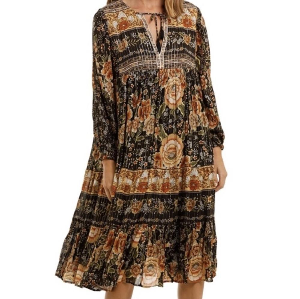 RARE nightfall mystic boho midi dress by spell and the Gypsy size M