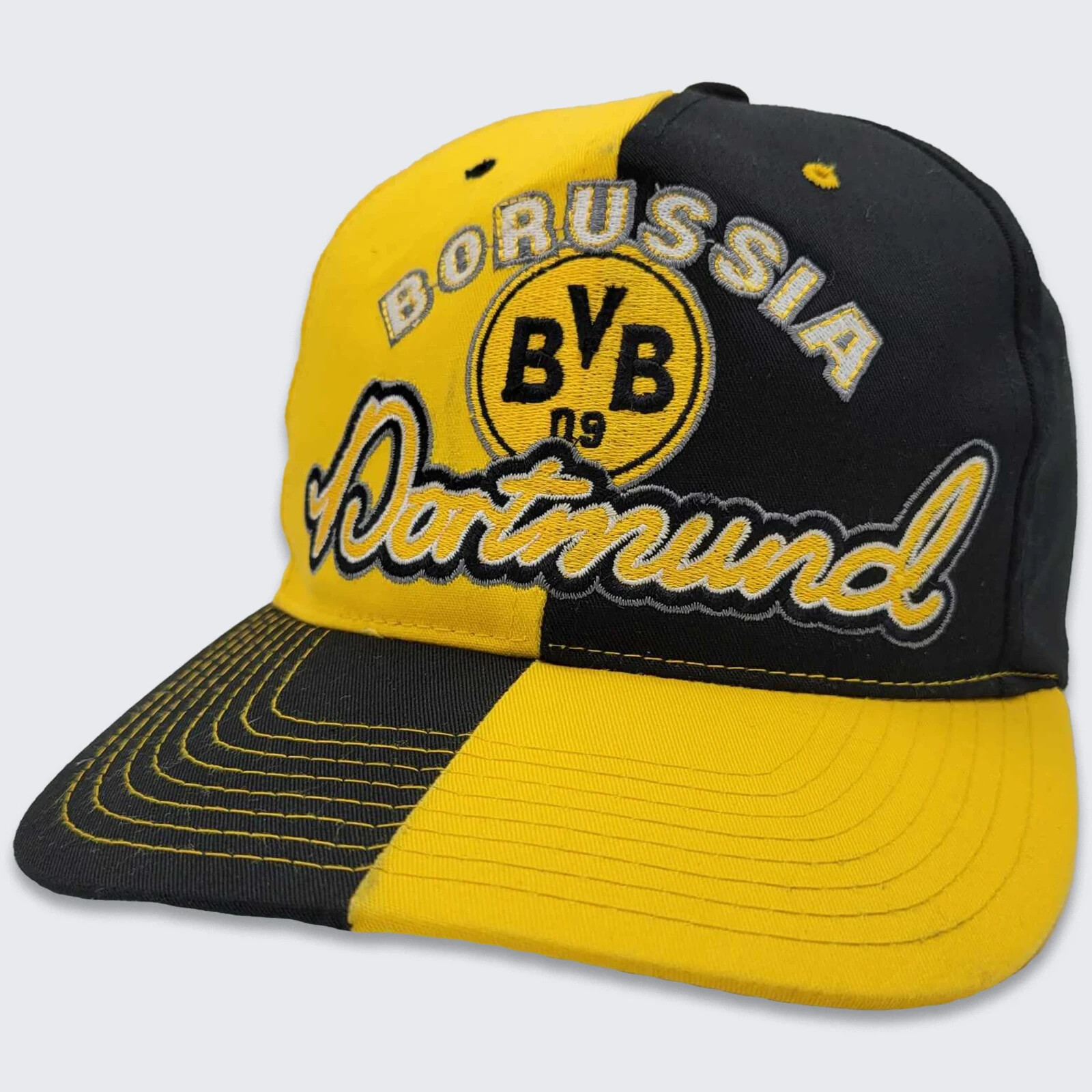 BVB Dortmund Vintage 90s Germany Snapback Hat