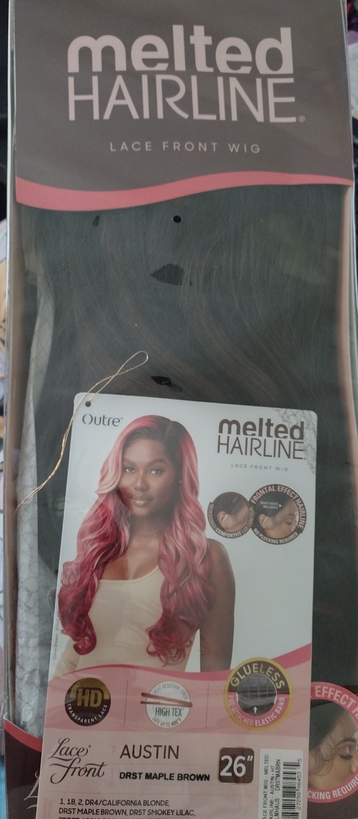 Outre Melted Hairline Lace Front Wig-AUSTIN-DRST MAPLE BROWN