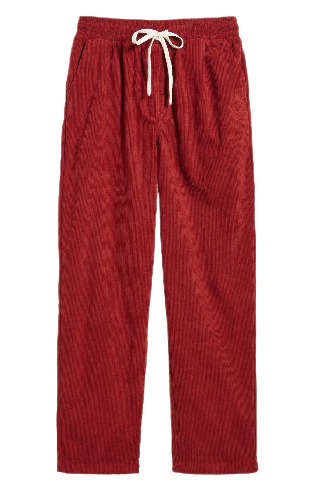 NEW| Drawstring Corduroy Wide Leg NWT Pants Red Syrah | XL