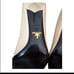Prada Saffiano Beige Patent Pump SZ 40.5
