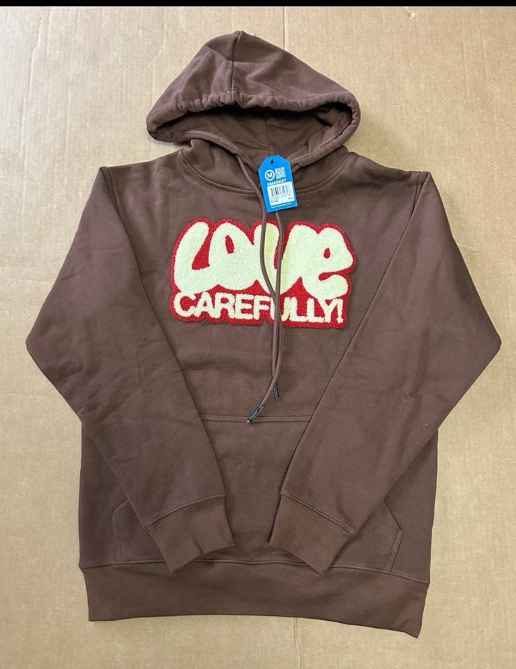 Hoodie market large brown