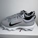 New Nike Force Trout 9 Pro MCS Baseball Cleats Gray White FB2908 002 Men's 14