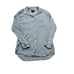 Hatch Maternity Boyfriend Long Sleeve Shirt Blue Crinkle Cotton Gauze Medium