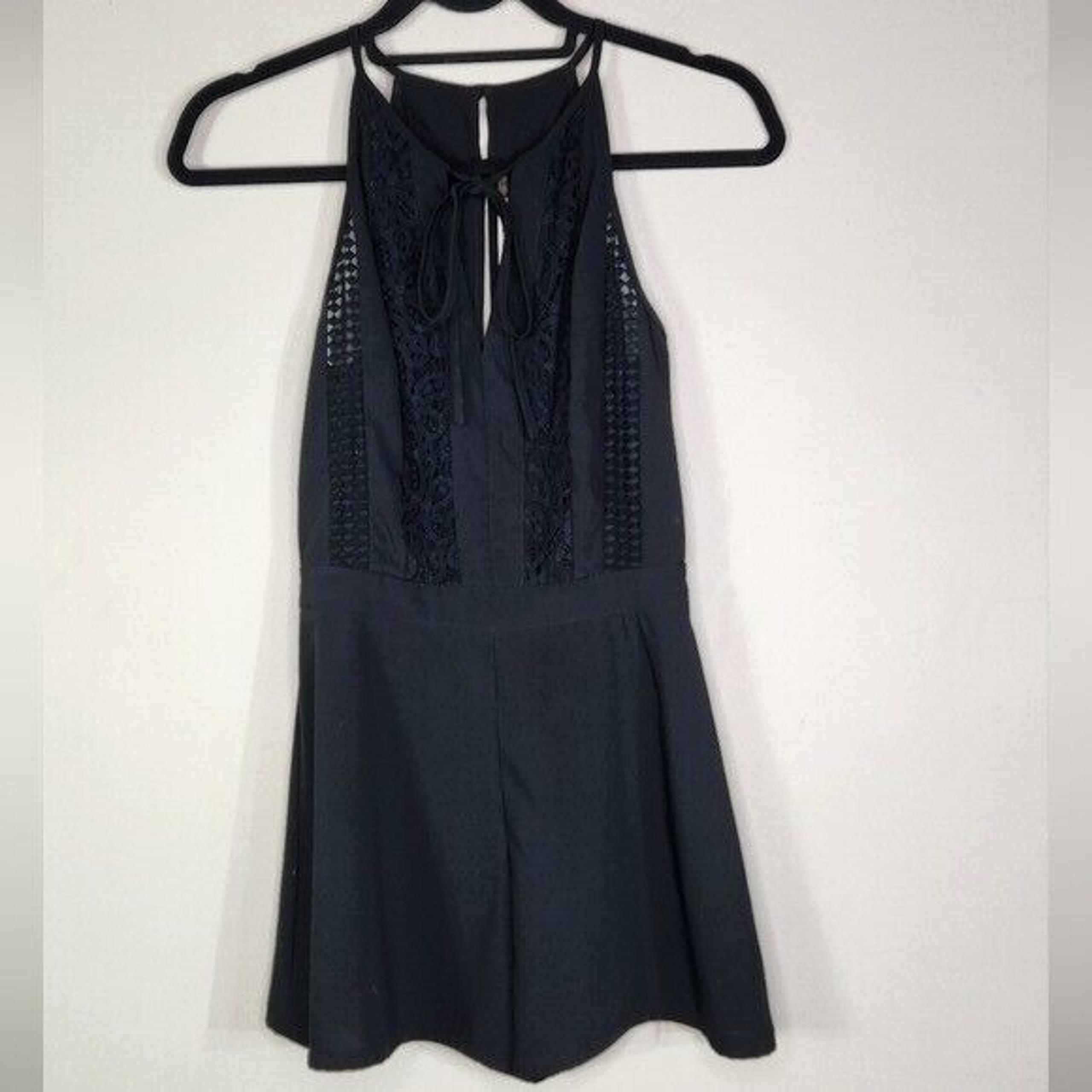 Mustard Seed black Sleeveless romper Women Size S