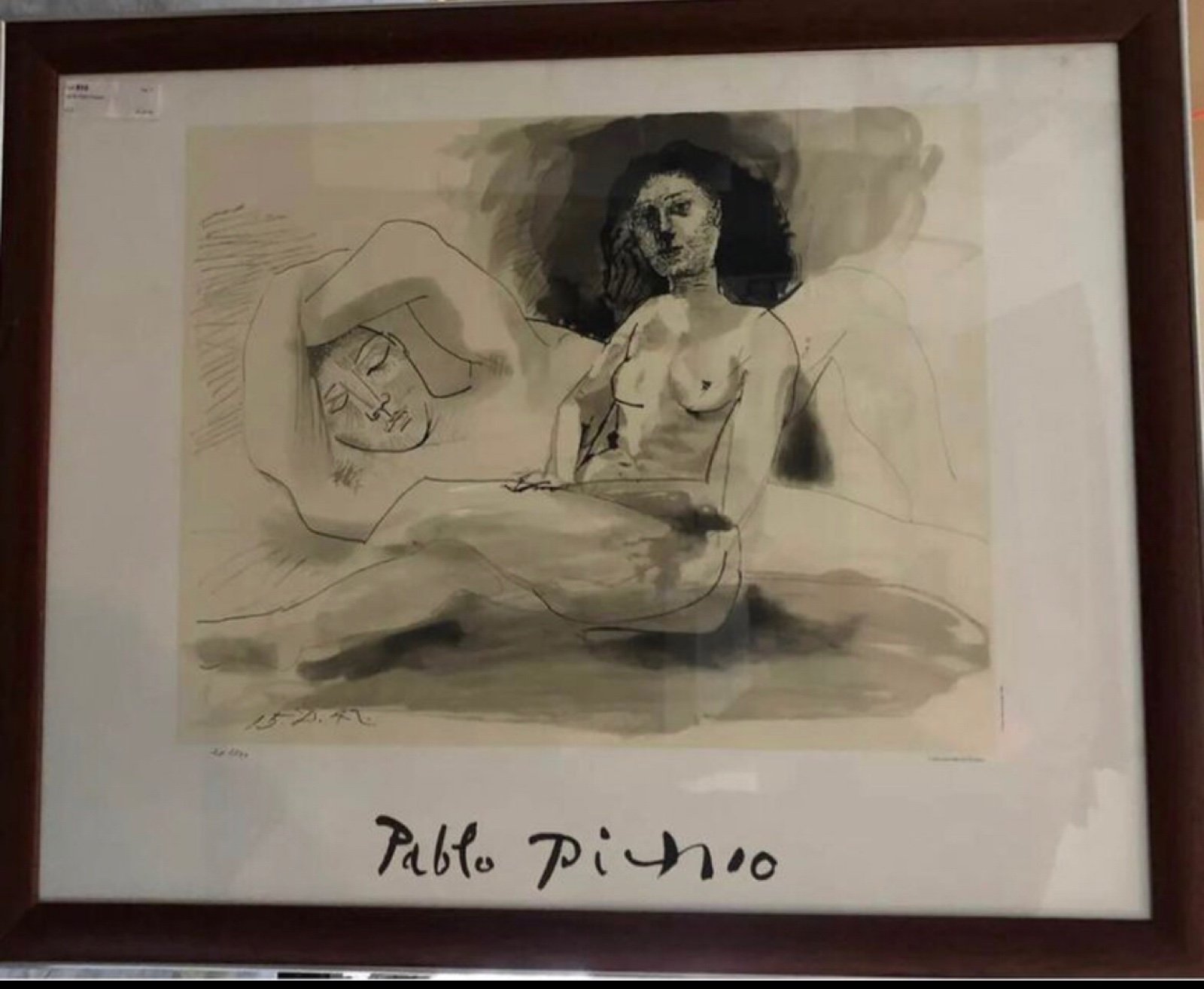 Picasso Limited Edition Lithograph. Marina Collection