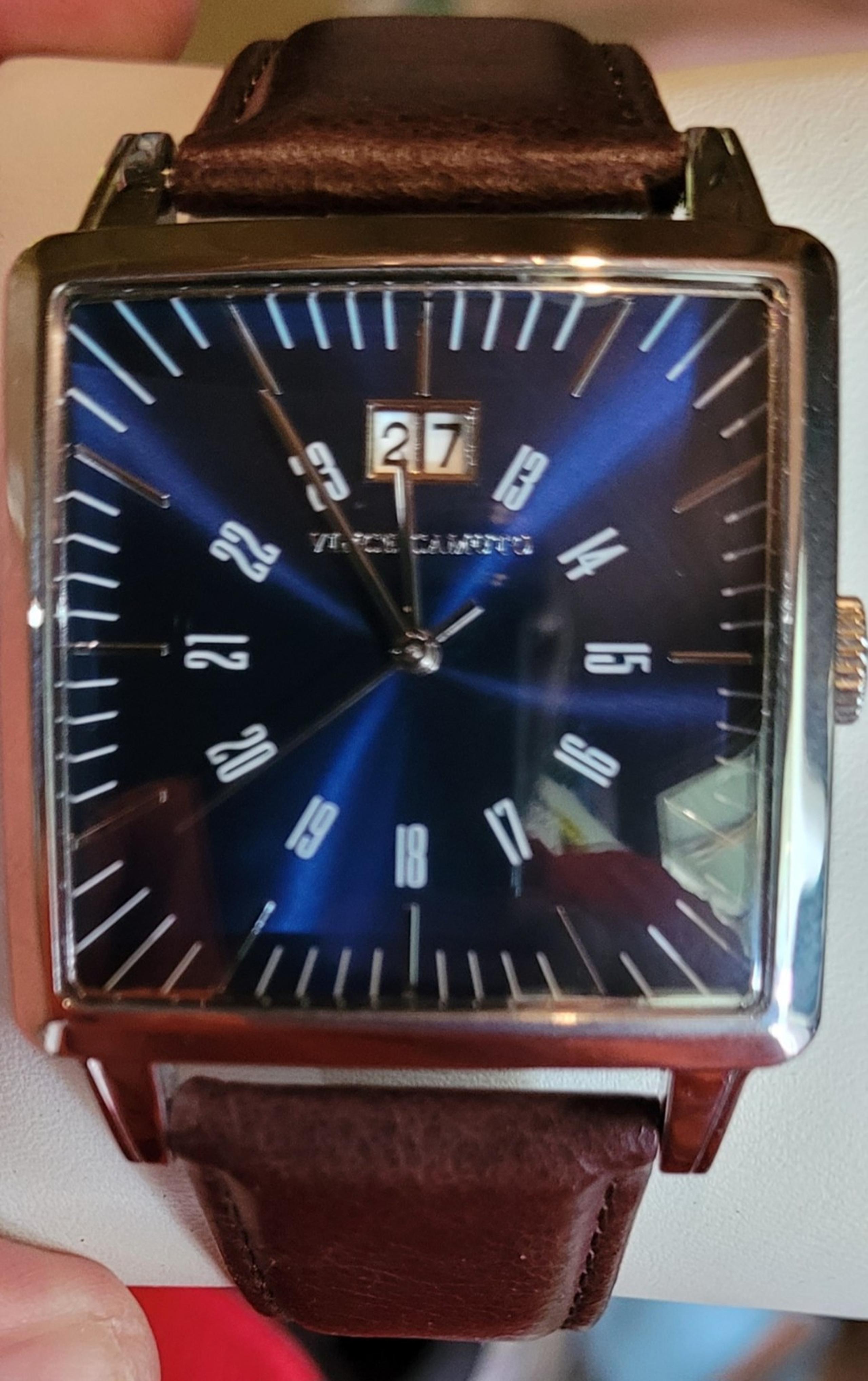 Rare Vince Camuto Men's Tank Watch