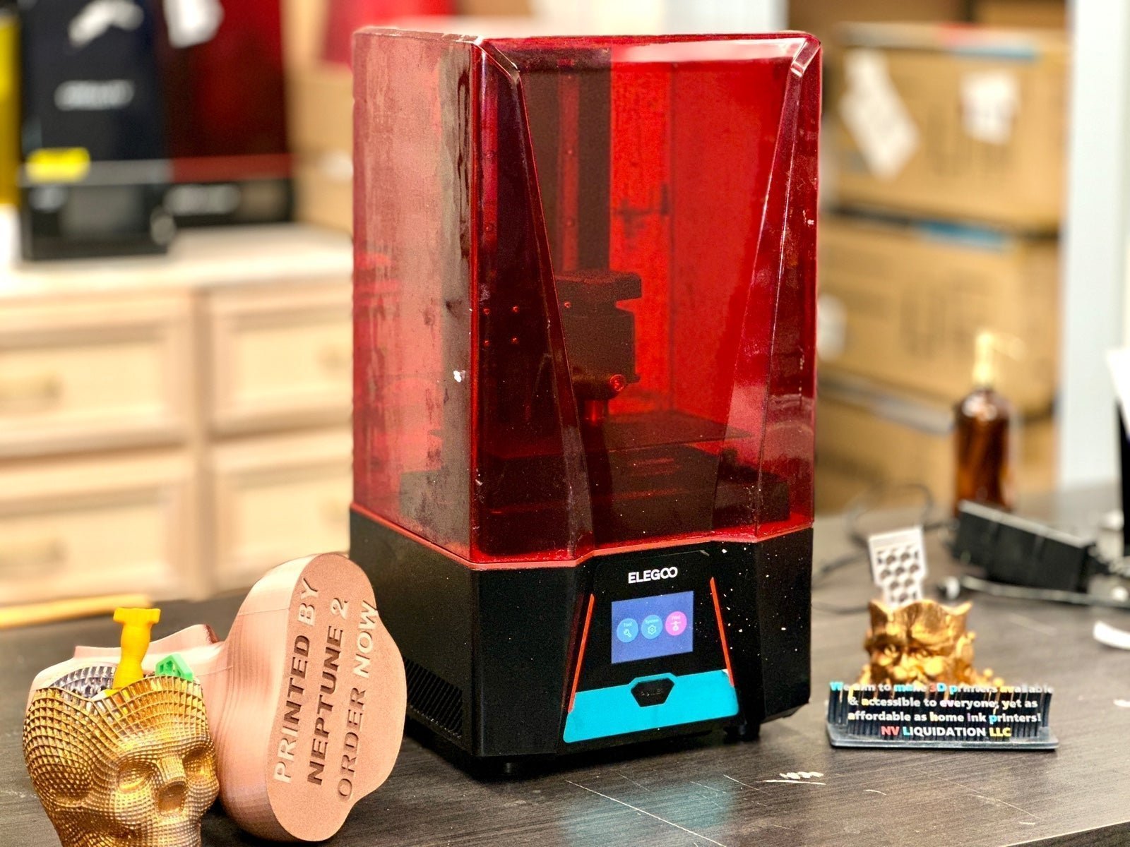 ELEGOO Saturn 2 Flagship 3D Printer - 10 LCD Ultra 8K Resolution Beats AnyCubic