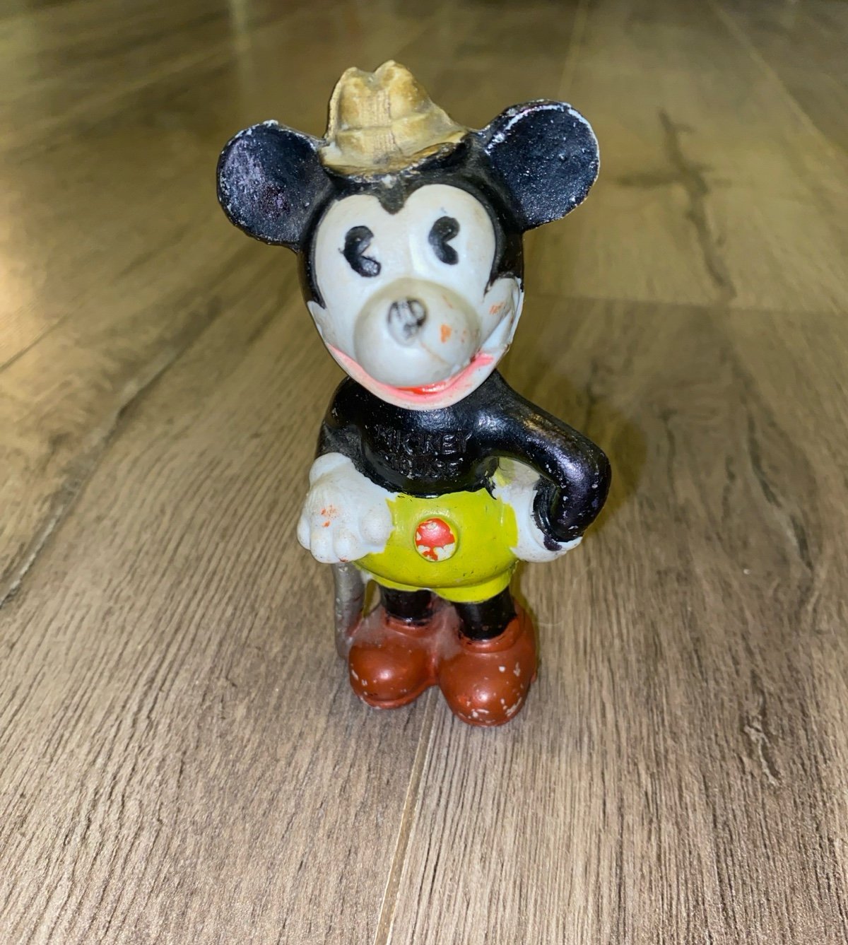 1930's Bisque Porcelain 5 MICKEY MOUSE Figurine Doll Walt DISNEY Collectible
