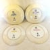 Disney Ink & Paint 1940’s-1950’s Ceramic Plate Set of 4 Disney Store Exclusive