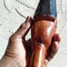 VTG 1960's Hatian African Handcarved Wood Female Primitive Tribal Statue