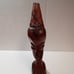 VTG 1960's Hatian African Handcarved Wood Female Primitive Tribal Statue