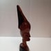 VTG 1960's Hatian African Handcarved Wood Female Primitive Tribal Statue
