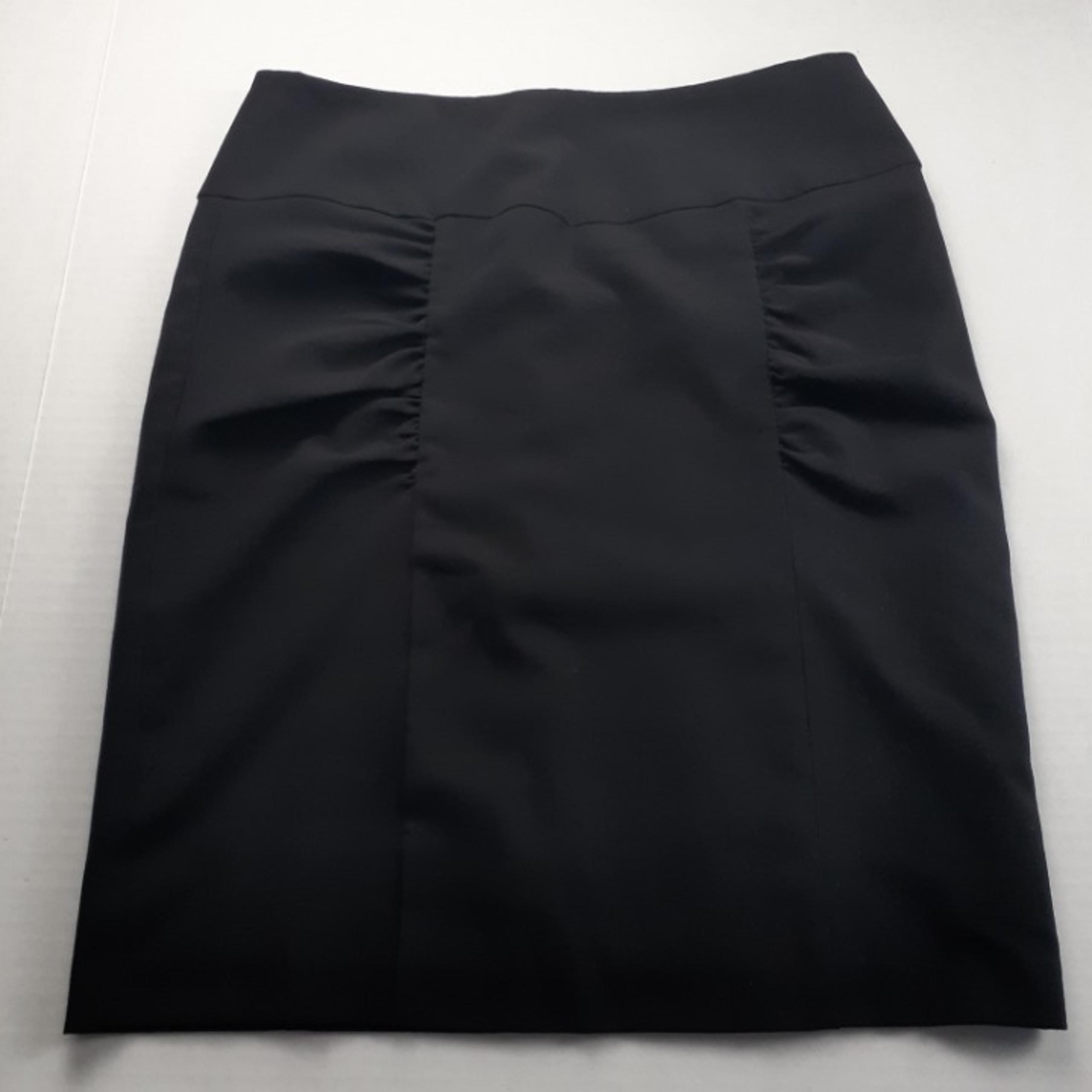 AB Studio Black Fully Lined Pencil Skirt