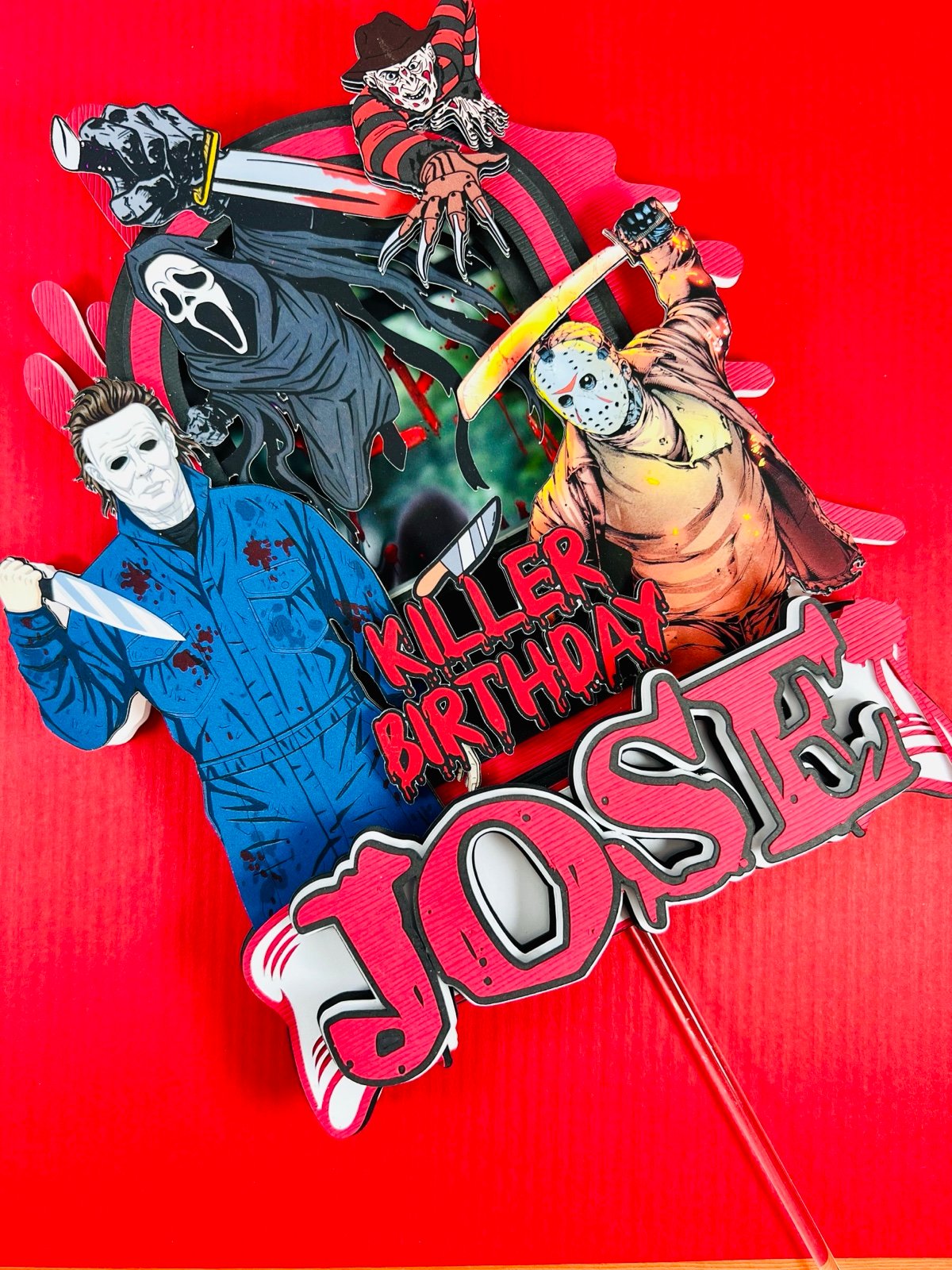 Horror Movie Cake Topper