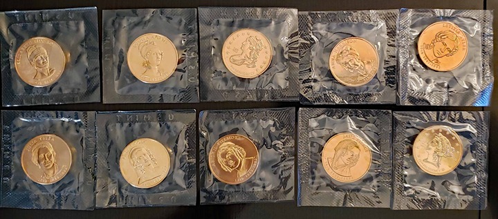 First Lady Bronze Medals Issued by the US Mint - 10 Beautiful Bronze Medals