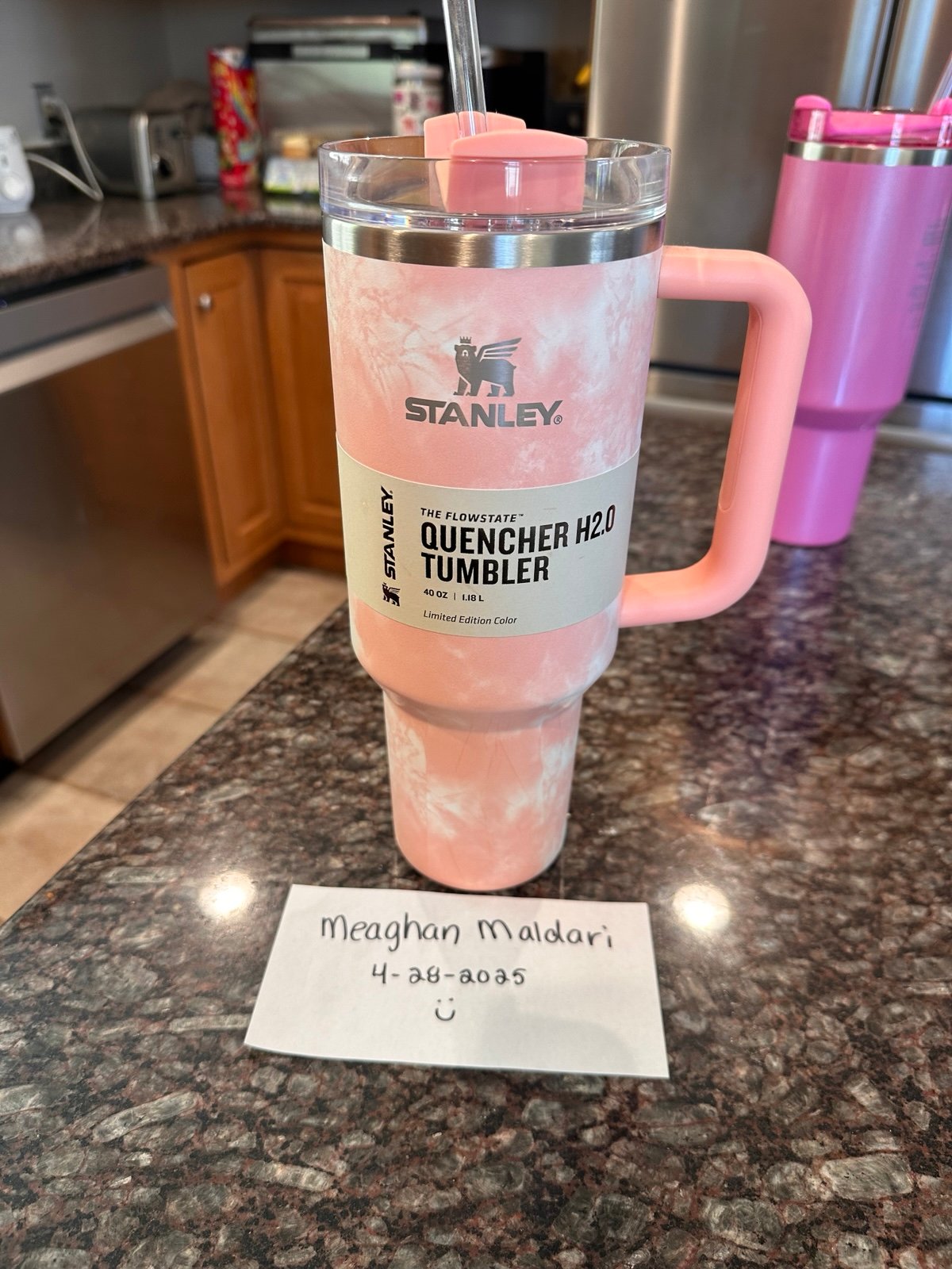 Stanley Peach Tie Dye