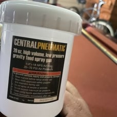 Central Pneumatic 20 Oz HVLP Gravity Feed Paint Spray Gun
