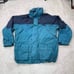 VTG Woolrich Men's windbreaker Hooded jacket Size XXL Green Black full Zip coat