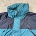 VTG Woolrich Men's windbreaker Hooded jacket Size XXL Green Black full Zip coat