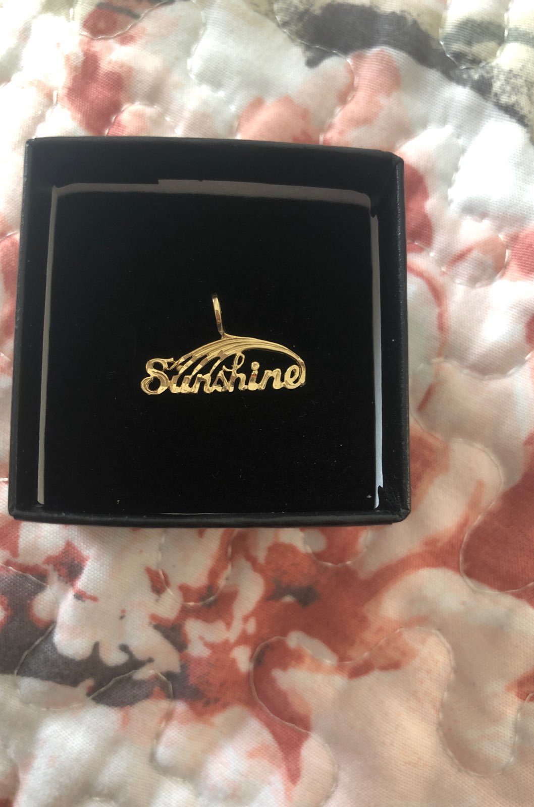 Sunshine pendant 14k