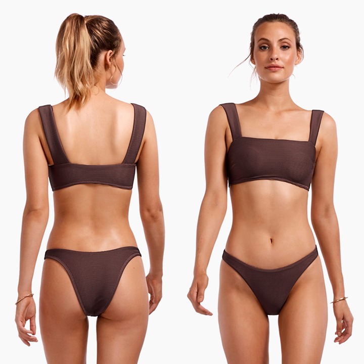Vitamin A Swim CALIFORNIA HIGH LEG Bikini Bottom