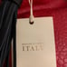 Soft red genuine leather bag