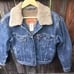 Vintage Levi’s Sherpa Lined Denim Jacket - S