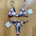 MAI SWIM bikini set top bottom peony floral new !
