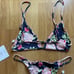 MAI SWIM bikini set top bottom peony floral new !