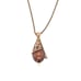 14k Rose Gold Brown Pearl Pendant Necklace
