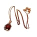 14k Rose Gold Brown Pearl Pendant Necklace