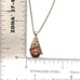 14k Rose Gold Brown Pearl Pendant Necklace