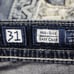 108 Buckle Miss Me Jeans Sequins Leather Cross Mid-Rise Easy Capri 31