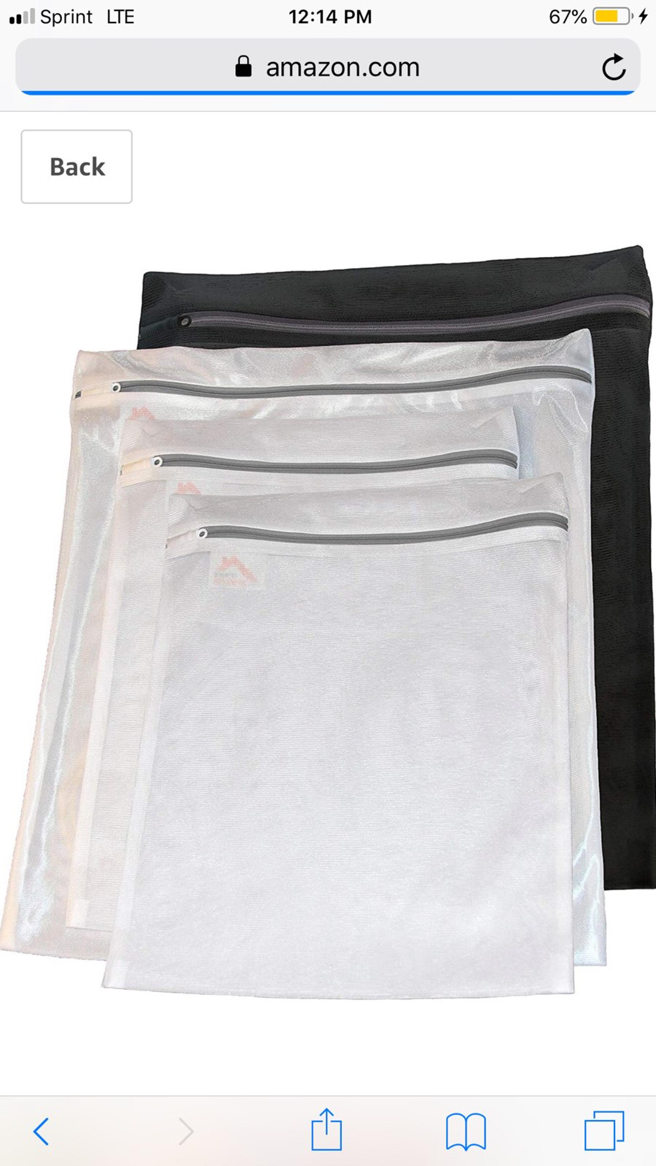 2-4 Packs Of Delicate Wash Bags New!
