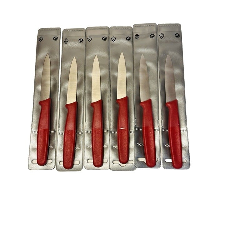 Victorinox Swiss Army 3.25 Straight Blade Kitchen Paring Knife LOT OF 6