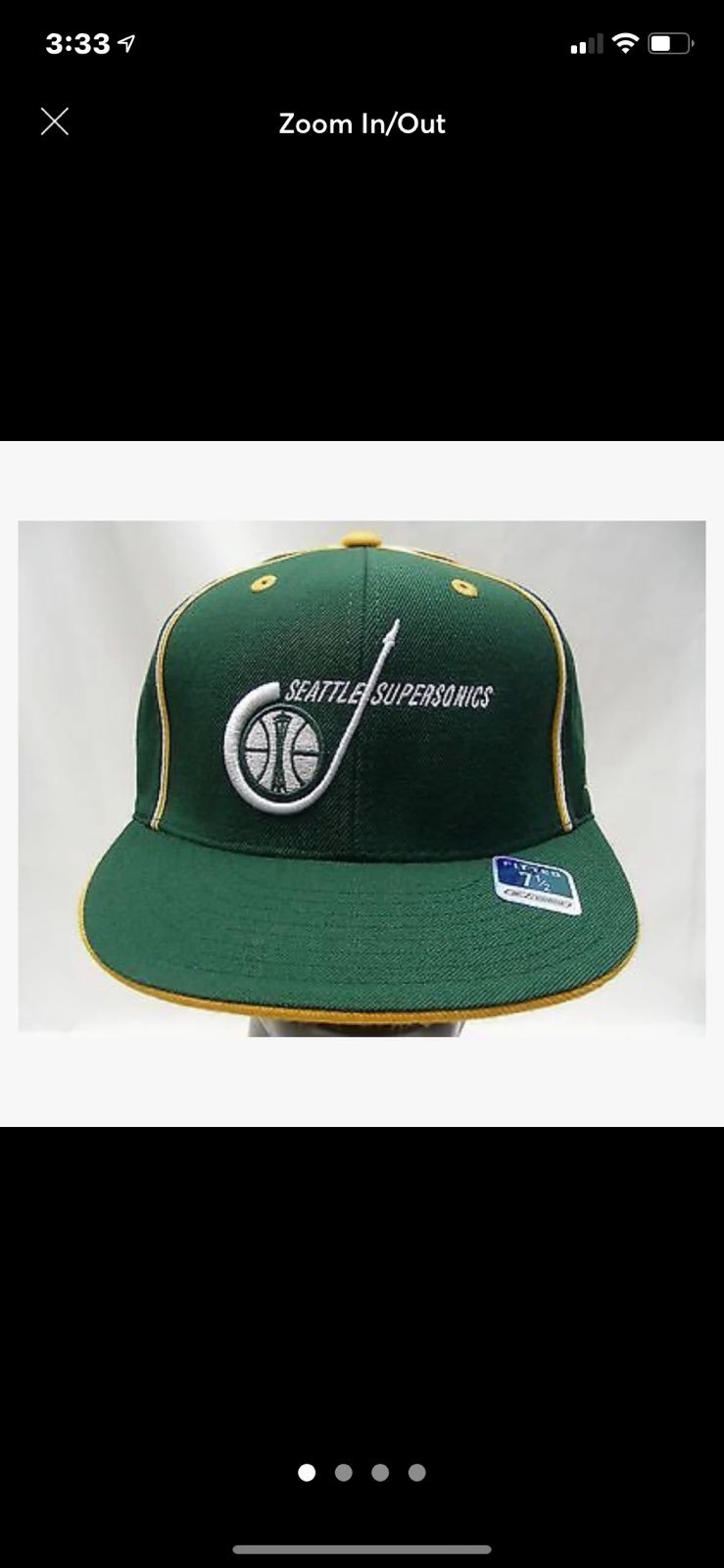 NWT Mens Fitted 7 3/8 Supersonic Hat