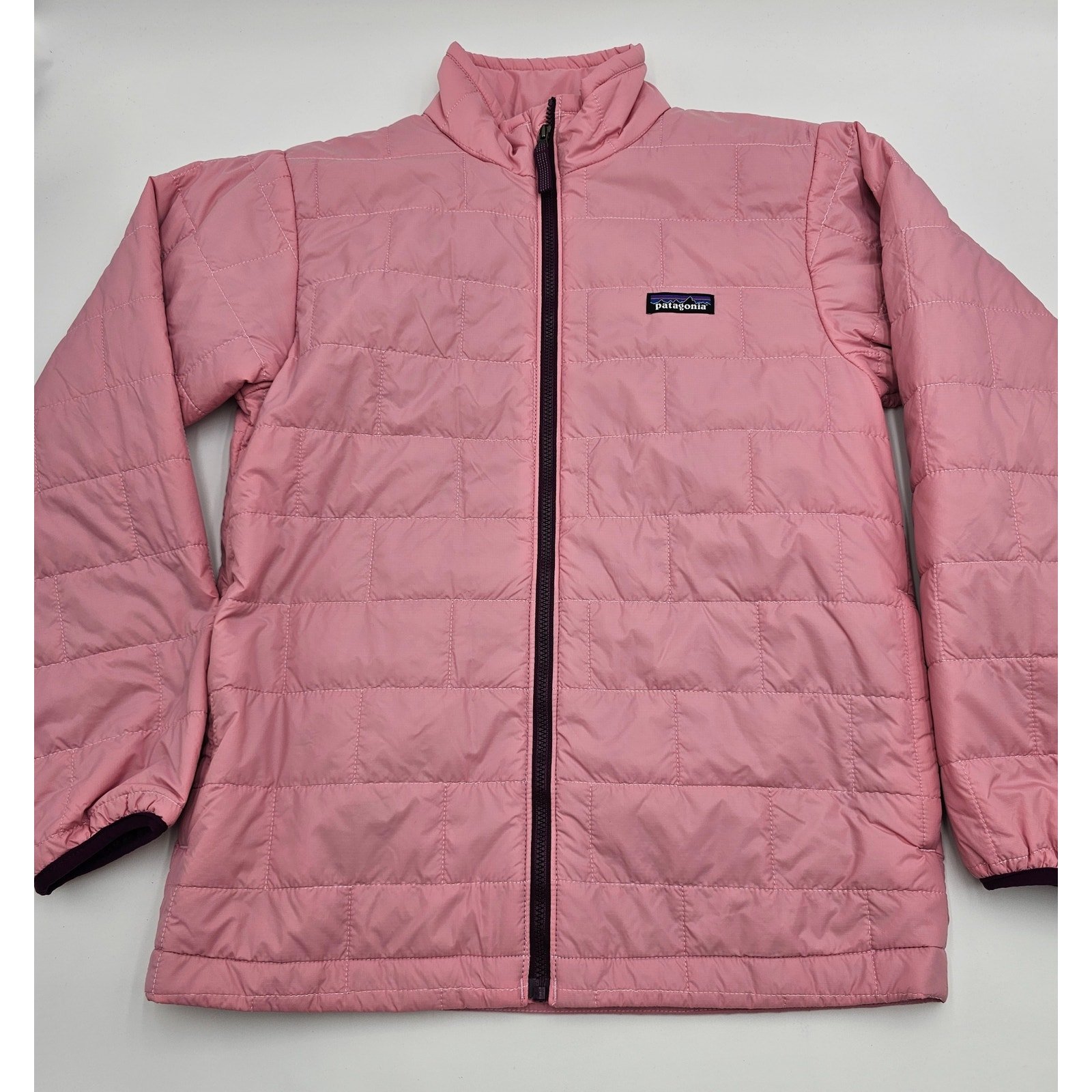 Patagonia Kids' XL 14 Planet Pink Nano Puff Brick Quilt Jacket NWT