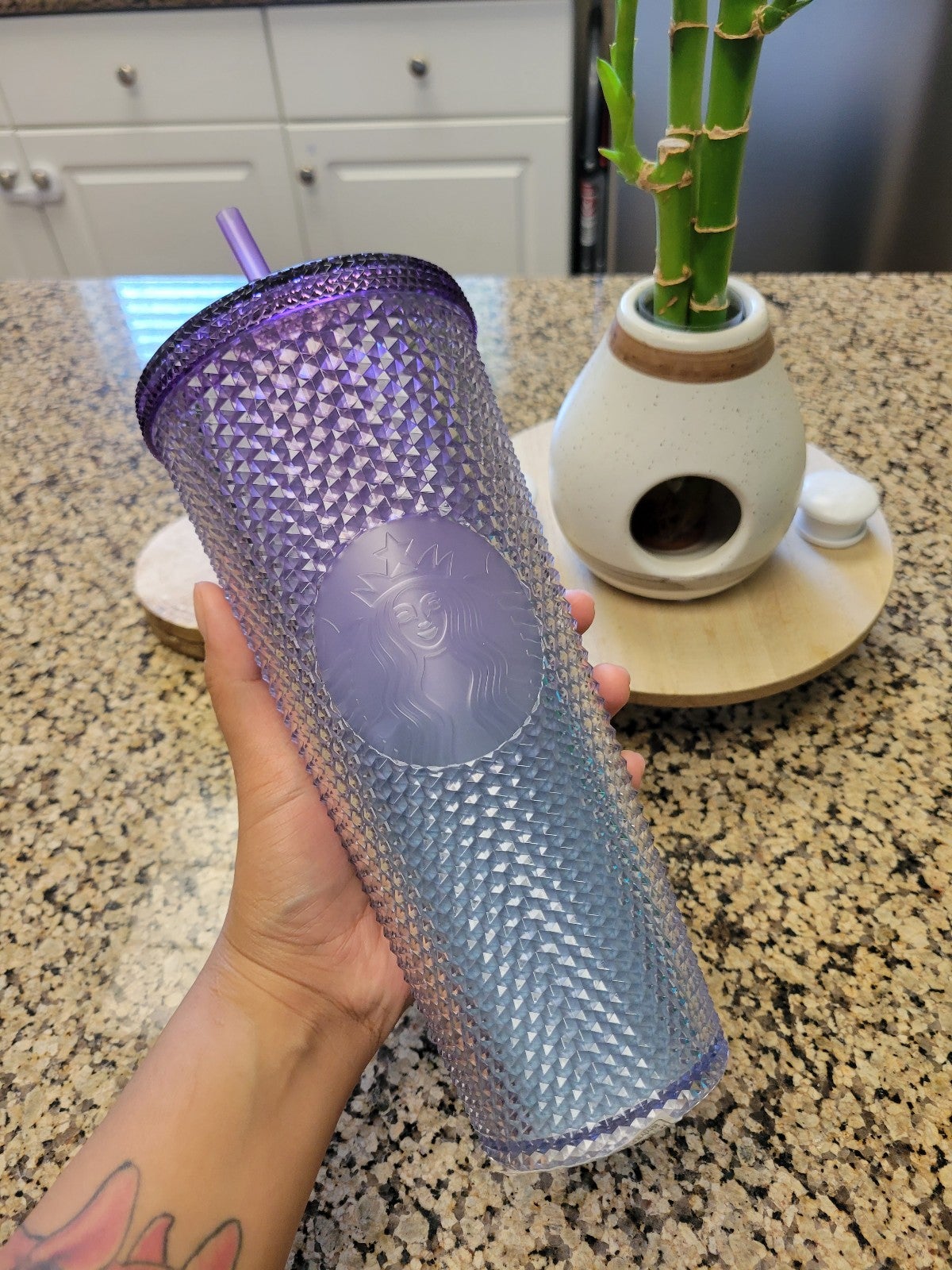 Korea Purple Beam Starbucks cup
