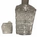 Vintage 9” Whiskey Decanter With Stopper