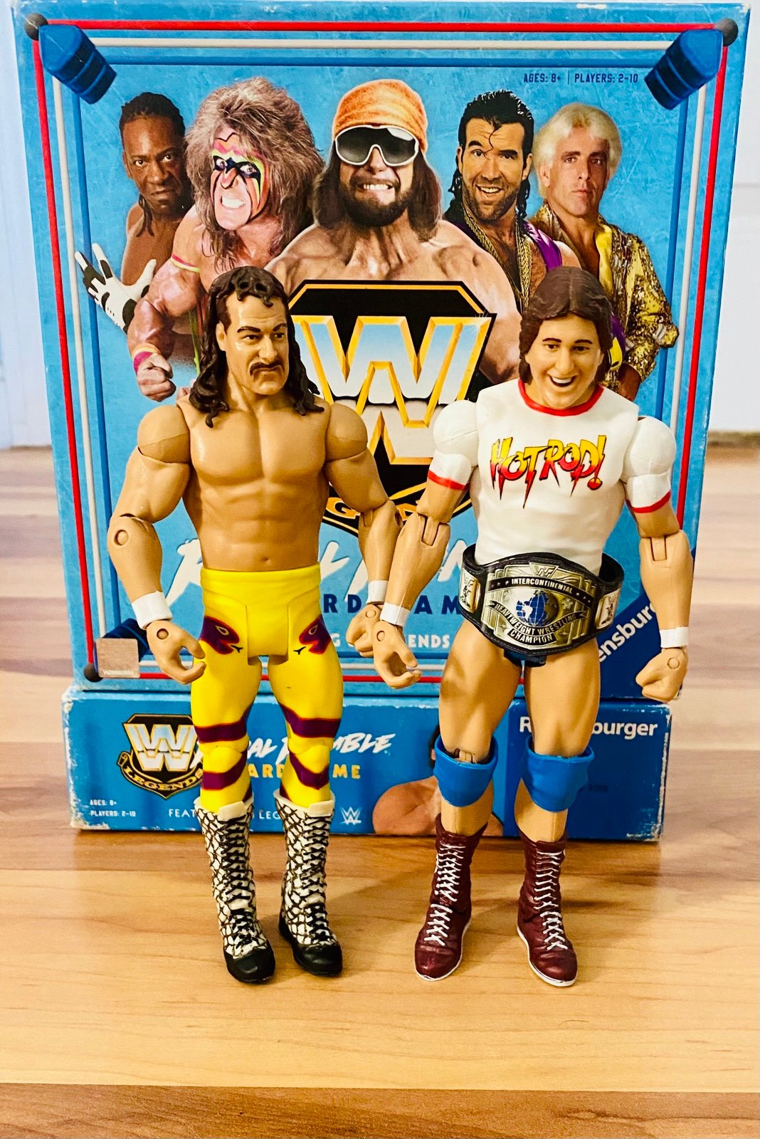 Rowdy Piper With Belt & Jake the Snake Robert’s Elite Lot Rare WWE WWF Mint