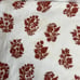 Pottery Barn Set of 2 TARA Block Print Voile Euro Pillow Shams 26”x26” Boho Red