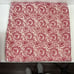 Pottery Barn Set of 2 TARA Block Print Voile Euro Pillow Shams 26”x26” Boho Red
