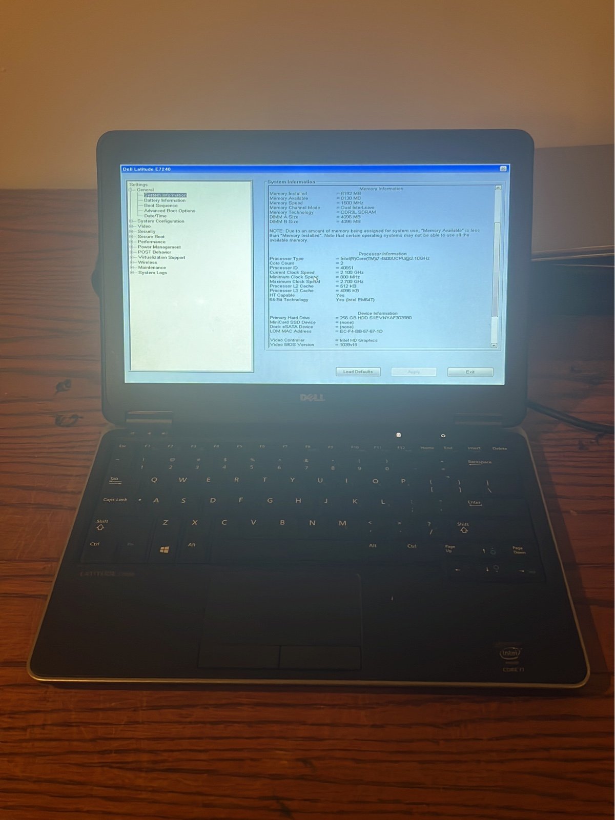 Dell Latitude e7240